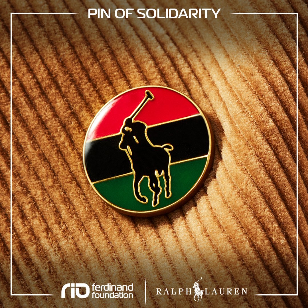 Pin of Solidarity Rio Ferdinand Foundation